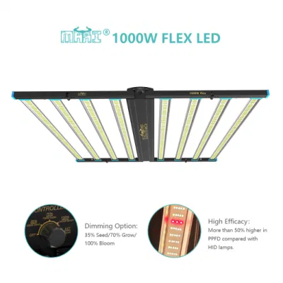 Lm301b 640W 800W Fluence Spyder LED Cresce Luz Hidropônica de Espectro Completo para Plantas Médicas