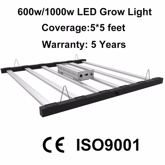 O diodo emissor de luz do dispositivo elétrico do crescimento vegetal de 600W 1000W cresce claro